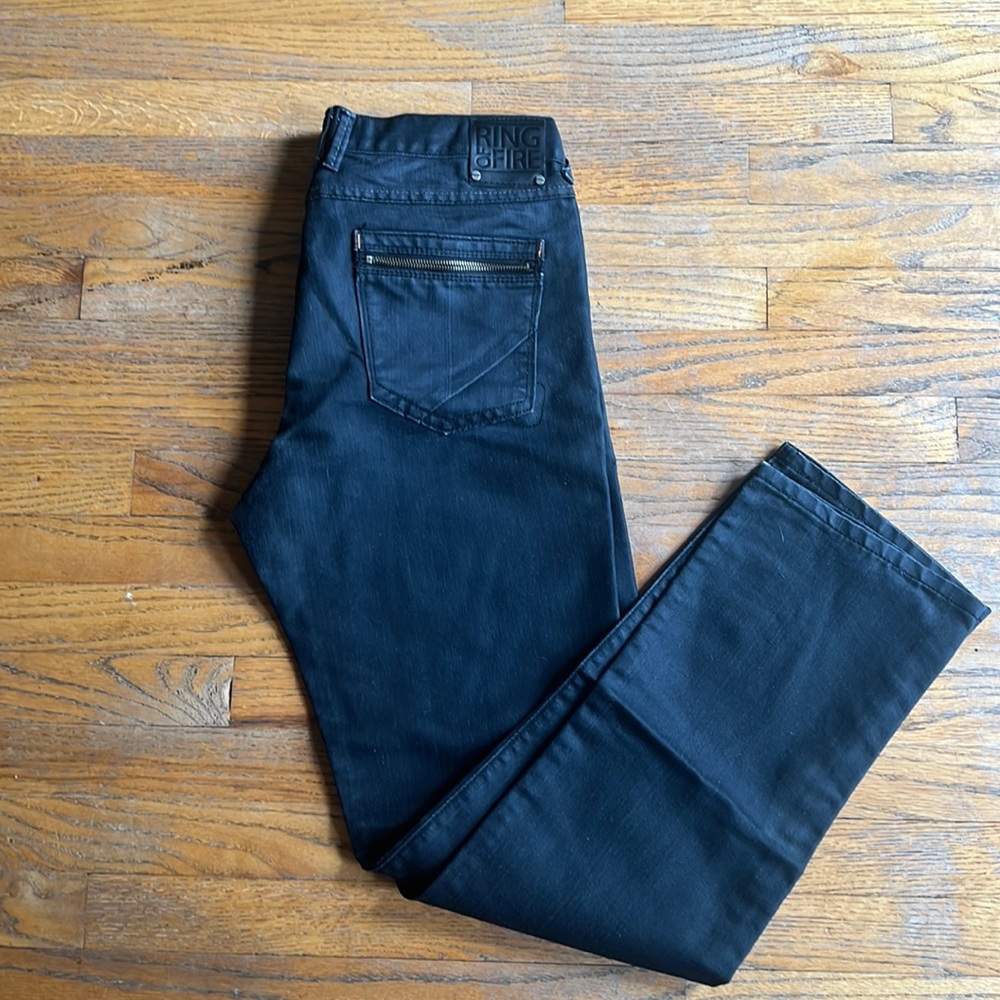 Coated Jeans
